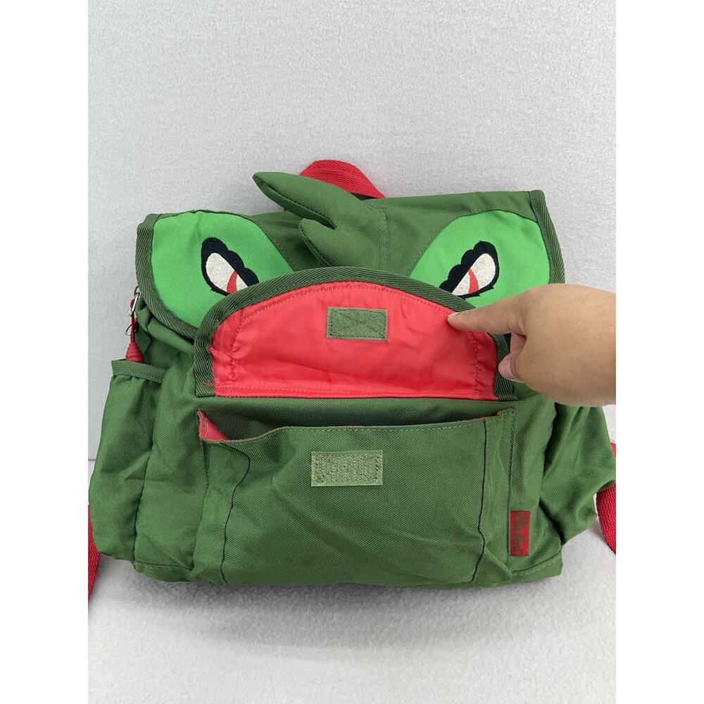Dinosaur Backpack 10” Green Bixbee Toddler Kids Bag Lightweight Water Res - Picture 9 of 13